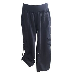 Rare Zumba Feel the music Cargo pants Size M Black Y2K